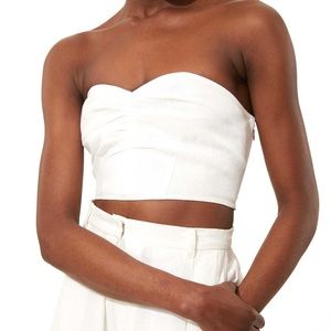 Mara Hoffman Thea Top (sz 6) in White NWT